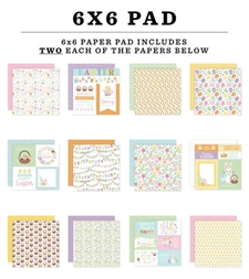 Echo Park Paper Pad 6x6" - Easter Basket